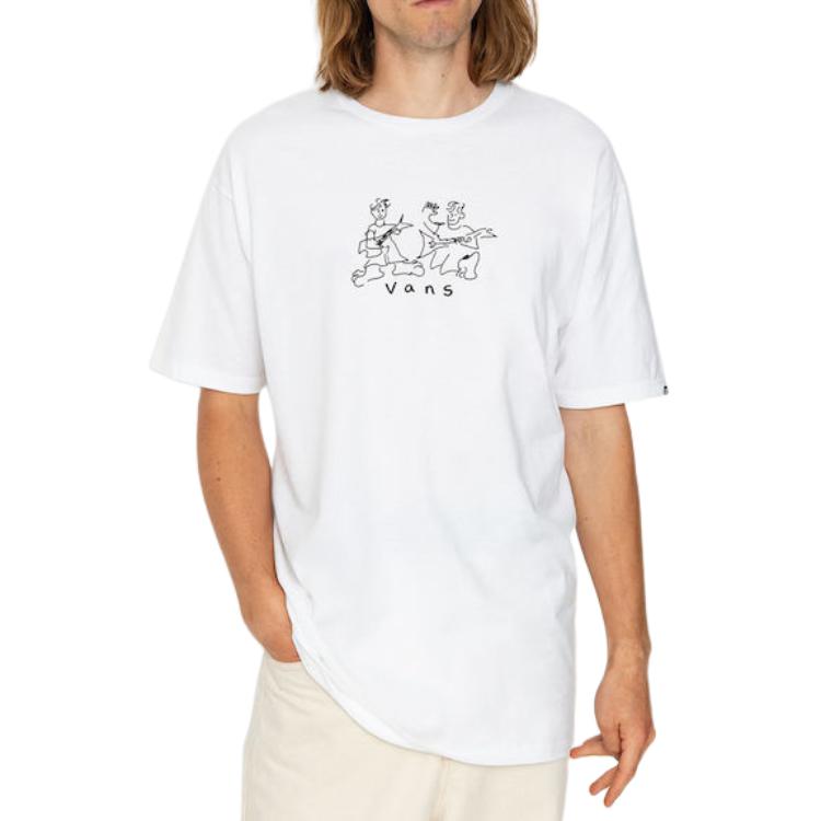 Vans Nick Michel T Shirt Unisex White VN0008TVWHT