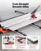 1800 mm Manual Tile Cutter, Upgraded Rail and Sliding Head, Precision Alignment Guide, Tungsten Carbide Cutting Wheel, Support Legs with Swivel