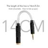 8-Strand Single Crystal Copper Headphone Adapter Cord for Sound Players with 2.5mm Balanced Ports