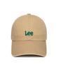 LEE Small Twitch Logo Pigment Ball Cap Beige