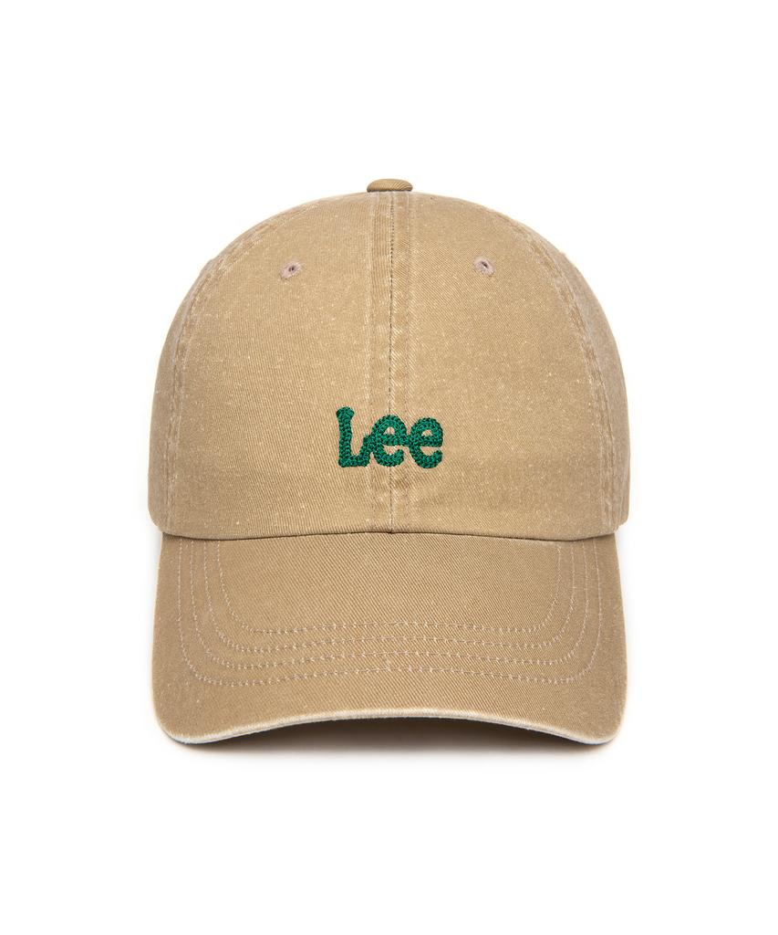 LEE Small Twitch Logo Pigment Ball Cap Beige