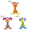 Elephant Lion Plush Rattle Toy With Sensory Development For Infants And Toddlers