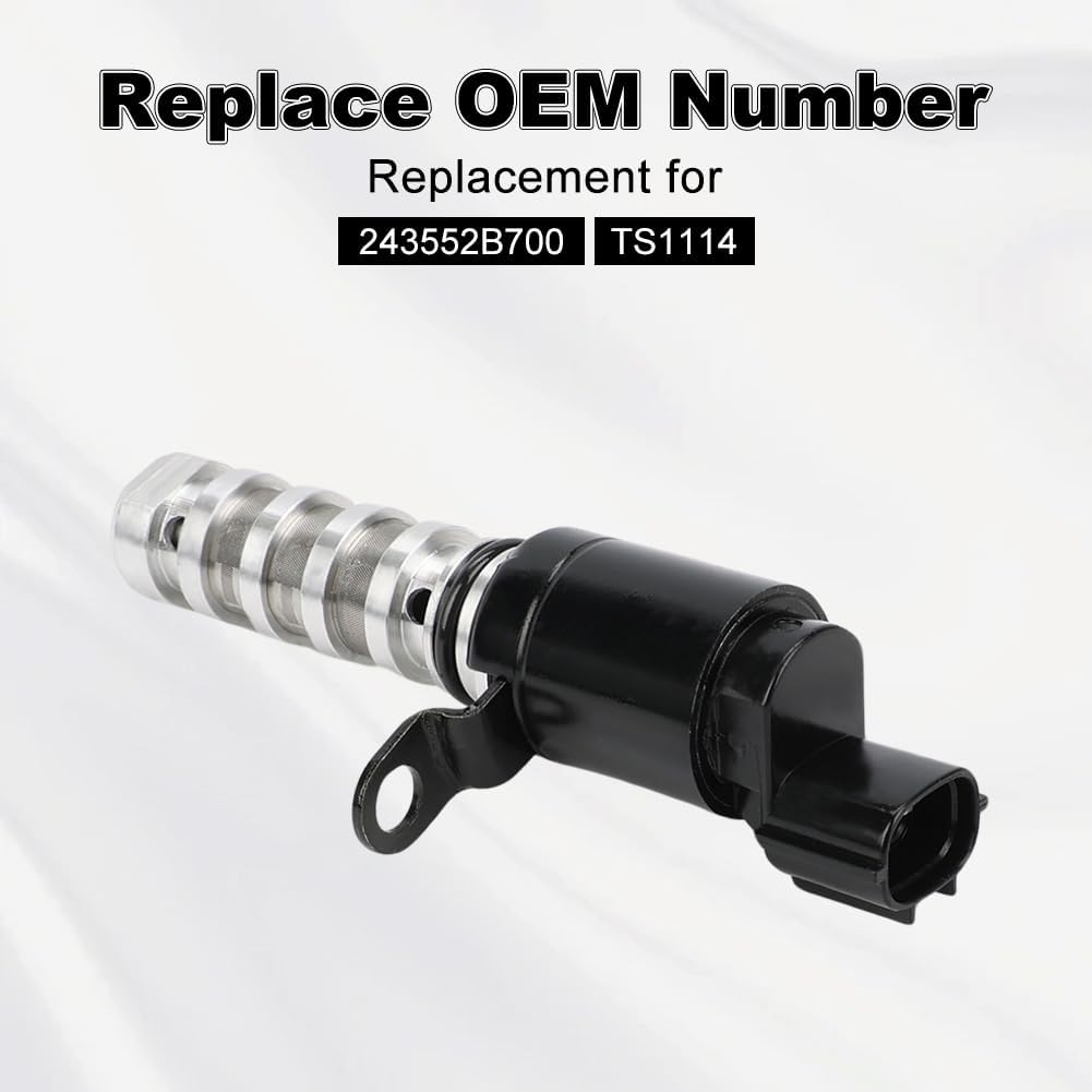 2 PCS Engine Variable Valve Timing VVT Solenoid Intake & Exhaust Replacement for 243552B700 TS1114 Compatible with Hyundai Accent Sonata Tucson