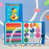 Magnetic Fraction Tiles Circles Book with Pen Percentage Decimal Fraction Learning Elementary Students Teaching Aid Educational Fraction Puzzle