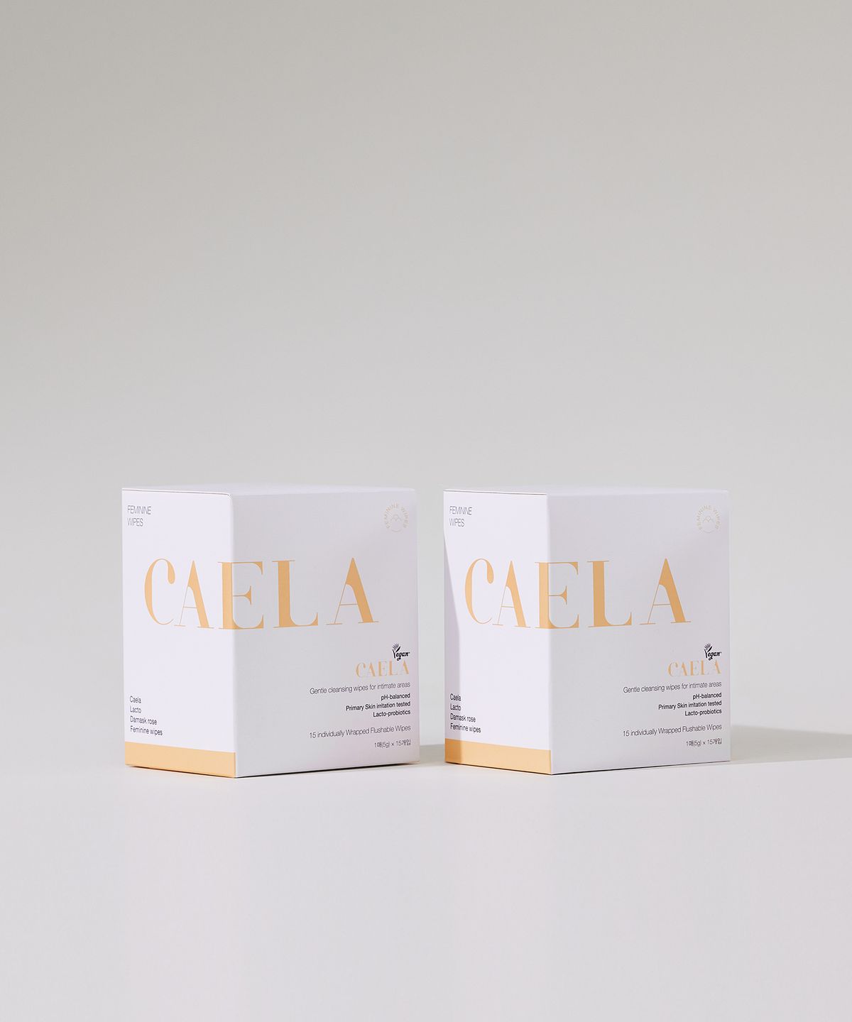 Feminine cleansing wipes 15 sheets x 2 sets (Total 30 sheets)