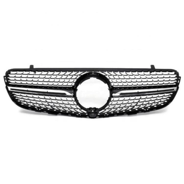 Compatible Grille for Mercedes GLC X253/W253, GT R, GLC300, GLC350 (2015-2019)