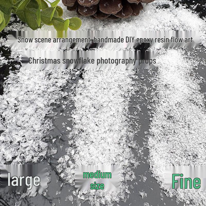 Artificial Snow Powder for Christmas Decor and Film Props