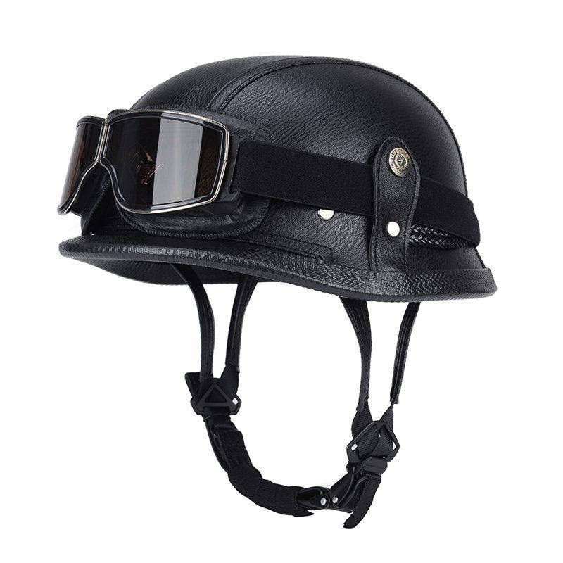 Vintage Helmet Half Helmet Electric Vehicle Locomotive Safety Helmet Locomotive Helmet Helmet