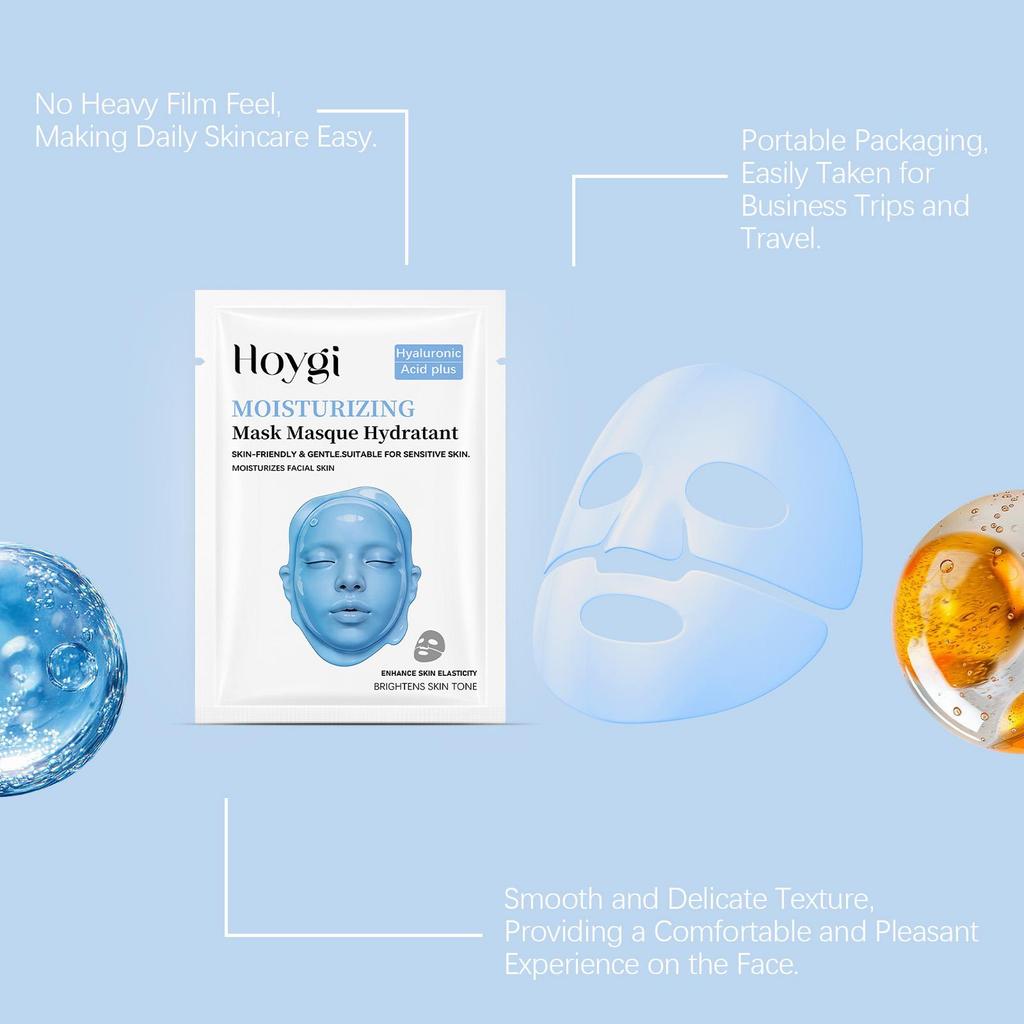 Hydrating Glow Face Mask (Box Packed), Moisturizes & Softens Dry Skin, Refreshing & Radiant Facial Care