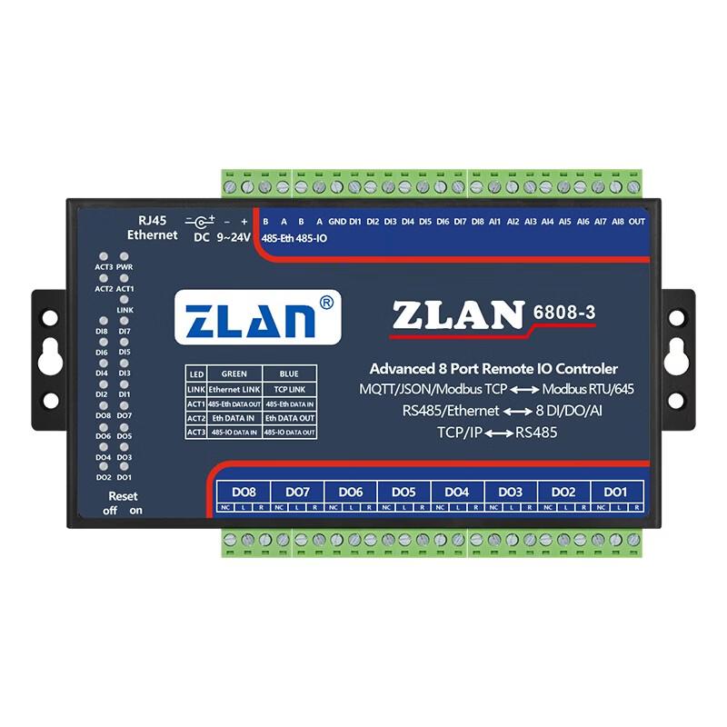 

ZLAN ZLAN6808I Industrial Remote IO Module