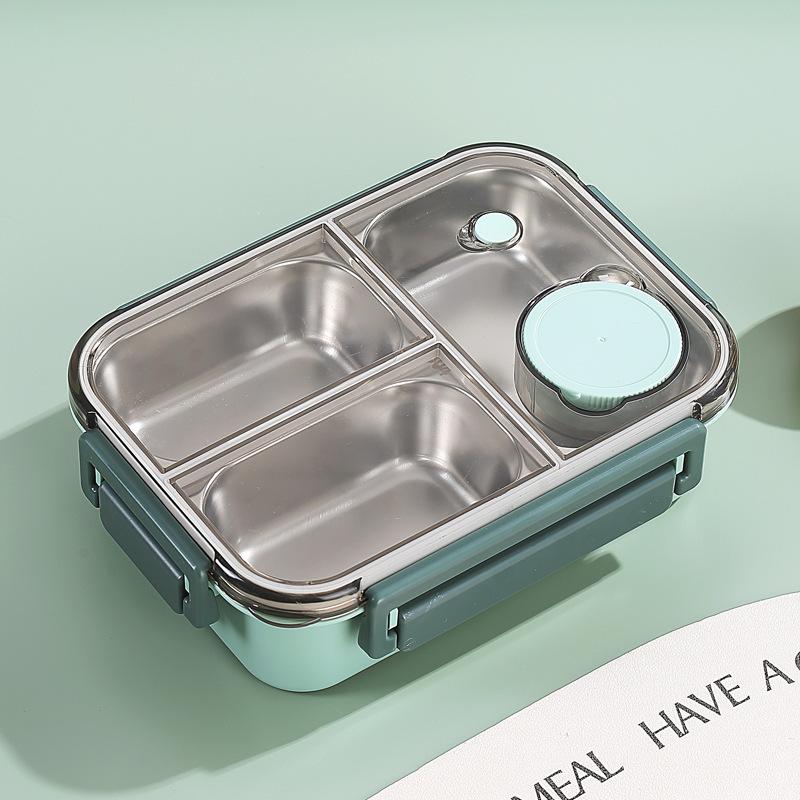 850ml Portable Lunch Boxes for Children Adults Thermo Soup Bento Box Stainless Steel Insulated Heating Food Storage Container