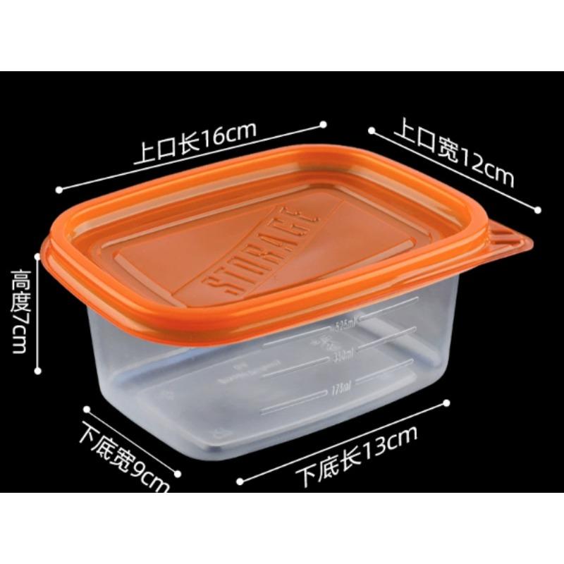 10 BUC Cutie de Depozitare Alimente Stivuibilă cu Capac, Cutie de Prânz din Plastic BPA pentru Cereale, Carne și Legume