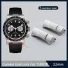 22mm Aço Inoxidável Conexão Sem Costura Acessórios de Relógio Link Final Curvo Substituir Para Pulseira TUDOR M79360.M79363 Aço Inoxidável 41mm