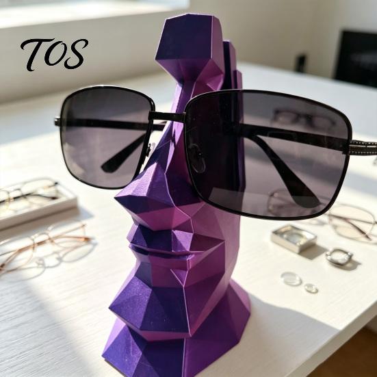 Armação de Óculos Decorativa Suporte para Óculos Esculpido à Mão, Suporte com Formato de Nariz Impresso em 3D, Rack de Exposição de Escultura Artesanal Detalhada Única, para Mesa Escritório E