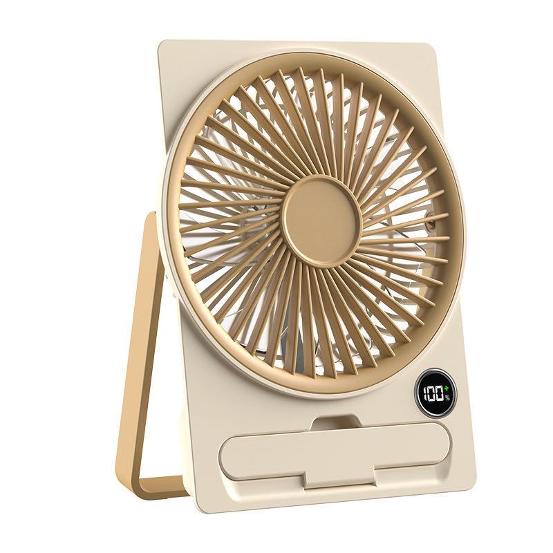 Portable Silent USB Mini Fan, Rechargeable with Strong Wind for Dorms