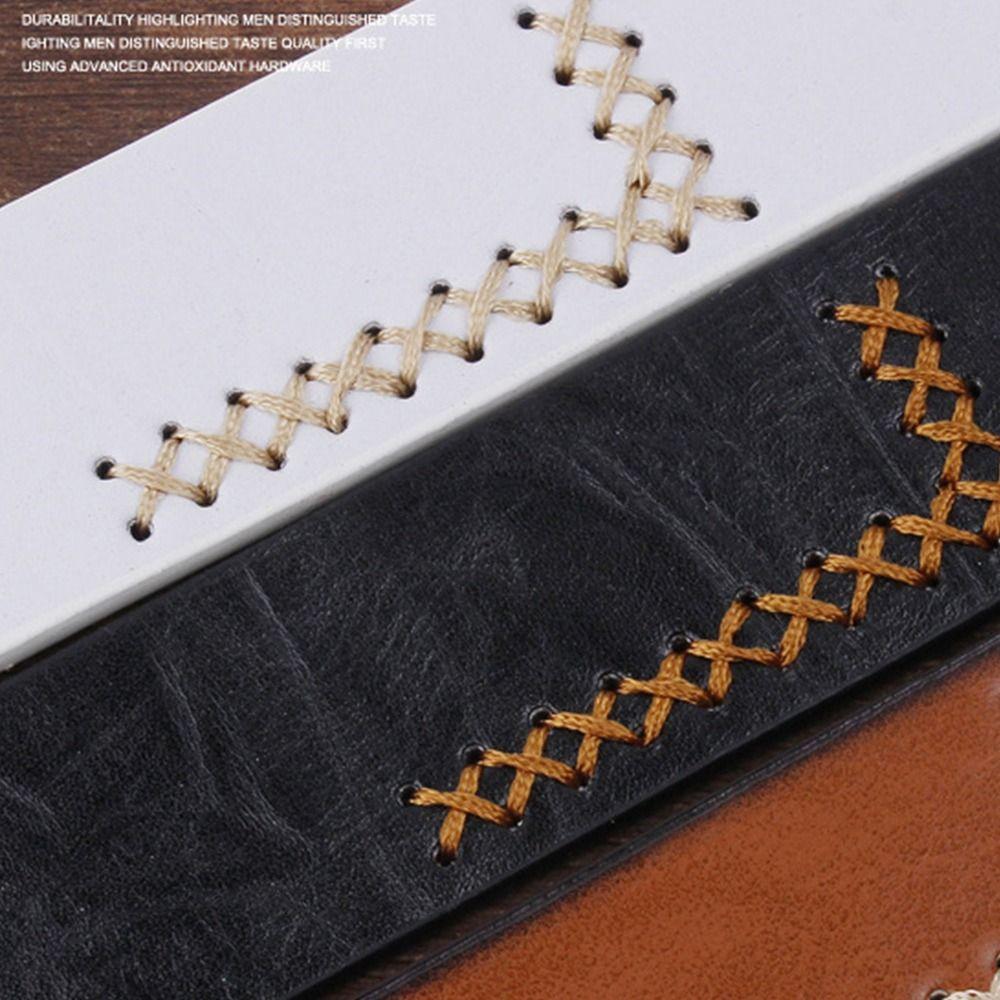 Cowboy Pin Buckle Waistband Vintage Business Belts All-match Leather Belt Men's Belt