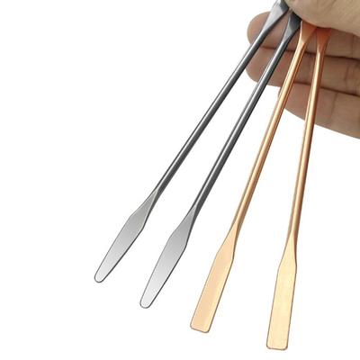 Paslanmaz Çelik Makyaj Toner Spatula Karıştırma Çubuğu Fondöten Krem Karıştırma Aracı