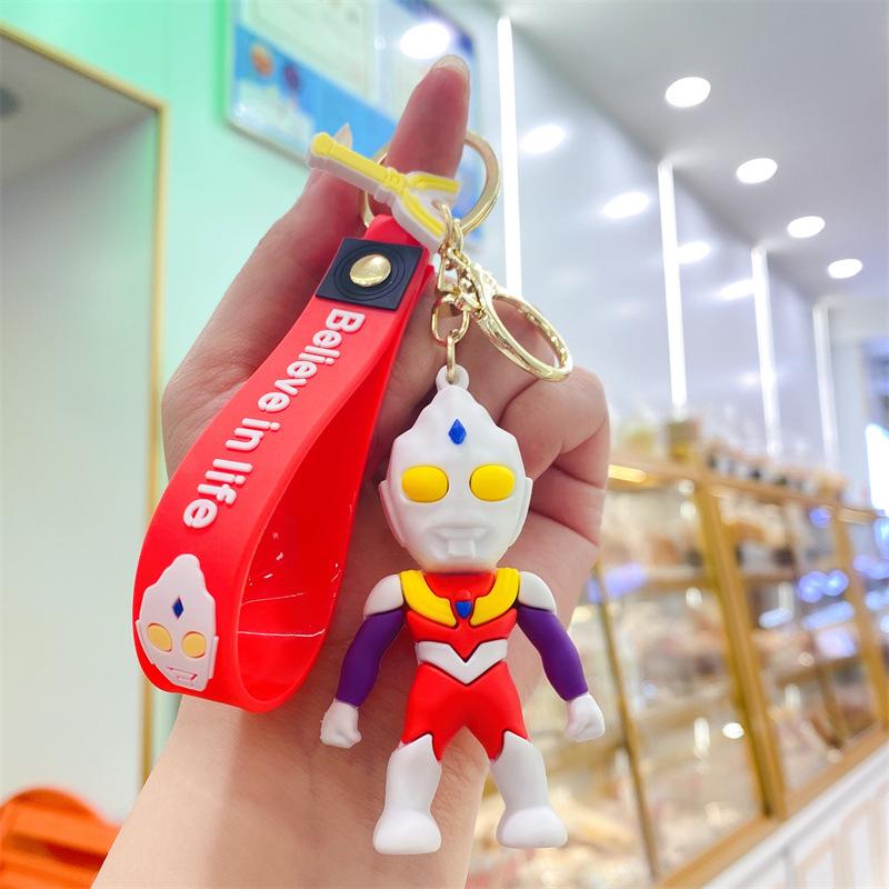 Kreativer Anhänger Schlüsselanhänger Cartoon Puppe Puppe Auto Schlüsselanhänger Taschenanhänger PVC Schlüsselanhänger