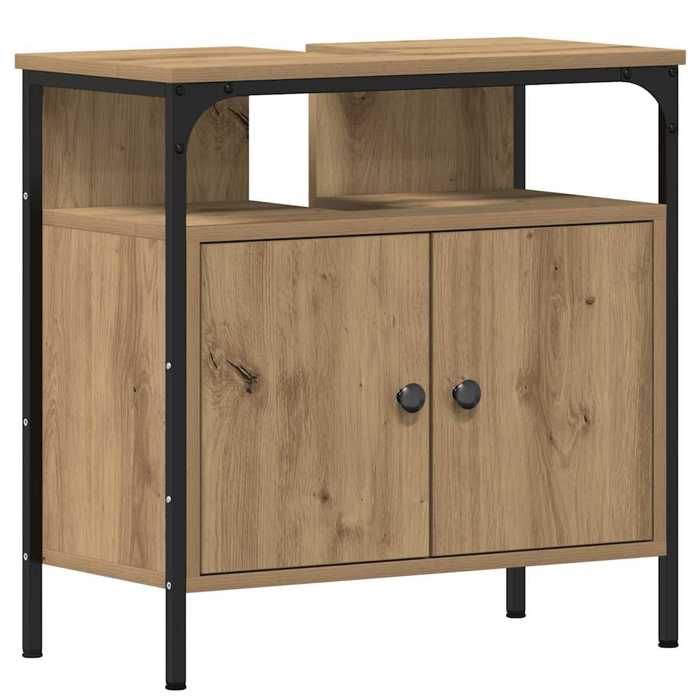 VidaXL Bathroom Vanity Unit Artisan Oak 60x30x60 Cm, Bathroom Vanity Cabinet, Bathroom Furniture 862233