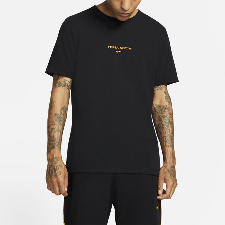 Nike X Drake Nocta Casual Short Sleeve T-Shirt Asian Edition Men Tops Black DA4106-010