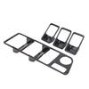 4Pcs Right Hand Drive Window Lift   Panel Decoration Cover Replacement Fit for Harrier Venza XU80 2020 2021