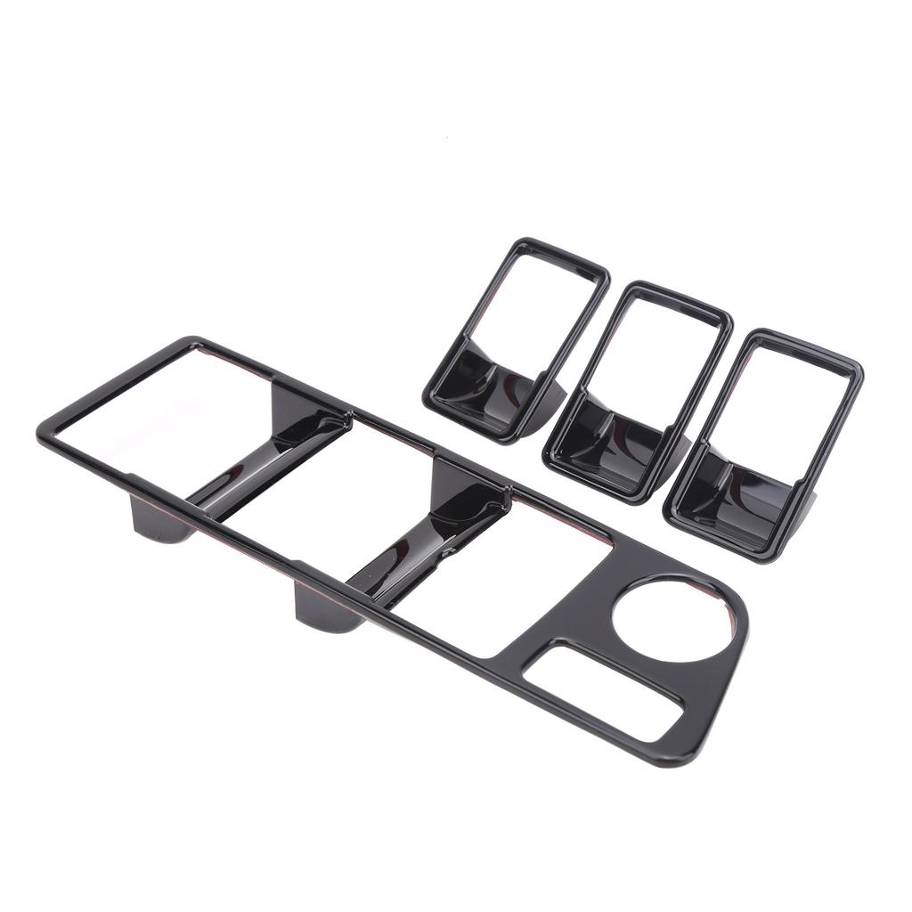 4Pcs Right Hand Drive Window Lift   Panel Decoration Cover Replacement Fit for Harrier Venza XU80 2020 2021