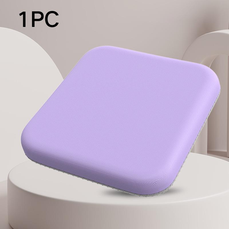 

Ergonomic Memory Cotton Office Student Seat Cushion Hemorrhoid Cushion Prolonged Sitting God Tool 40x40cm фиолетовый