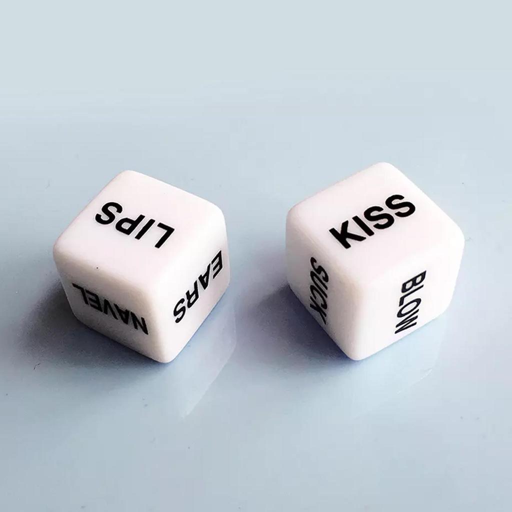 2pcs Funny Glow In Dark Love Dice Toys Adult Couple Lovers Games Aid Sex Party Toy Valentines Day Gift For Boyfriend Girlfriend