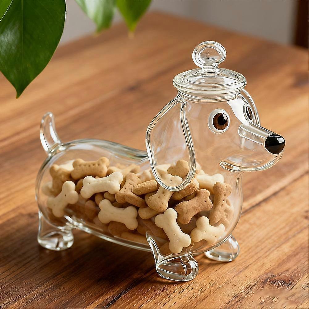 Dachshund Dog Whiskey Bottle Dachshund Dog Food Storage Jar
