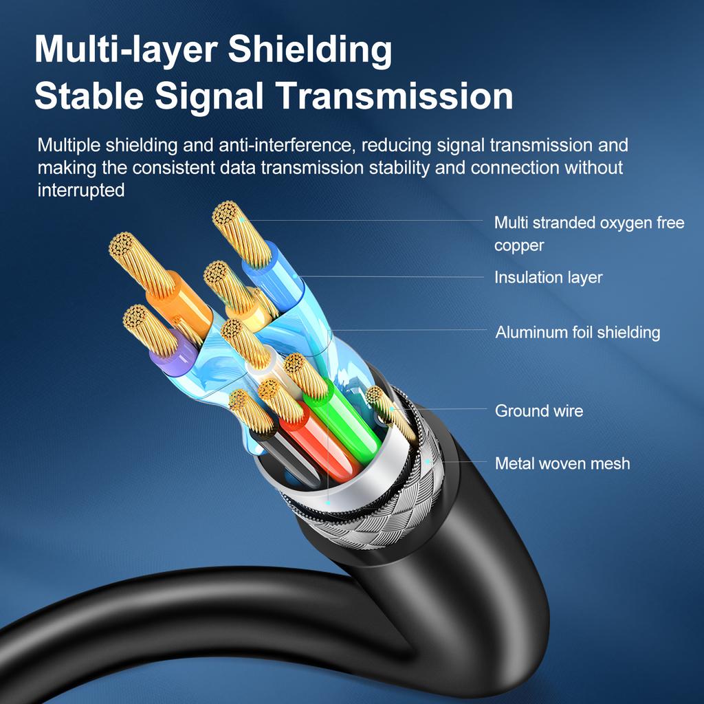 MINDPURE US102 2m USB3.0 Male to USB Type-B Male Printer Cable HD Printing Cord