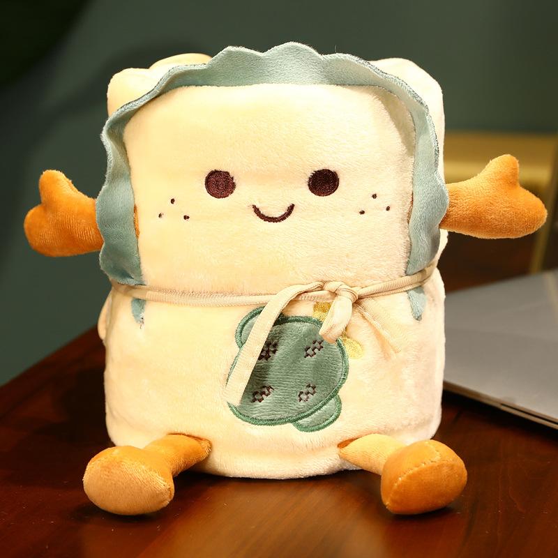 Cartoon Coral Fleece Blanket, Car Flannel Air Conditioner Blanket, Children'S Nap Blanket, Blanket Gift Blanket