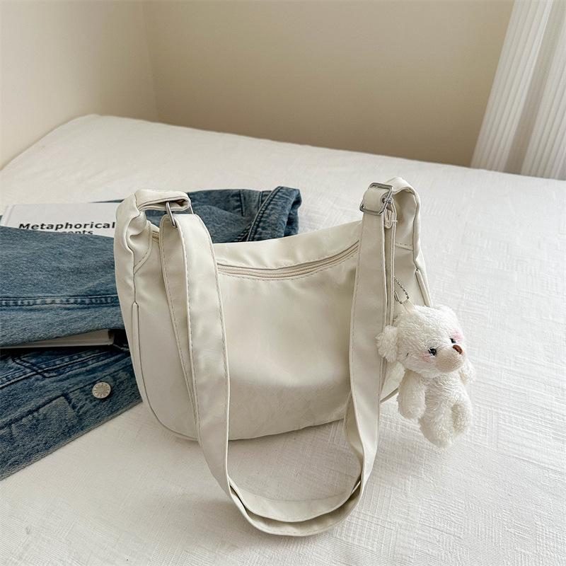 Dumpling Bag Women's Japanese Ins Versatile Crossbody Bag Casual Large Capacity Oxford Bag Student Commuting Shoulder Bag