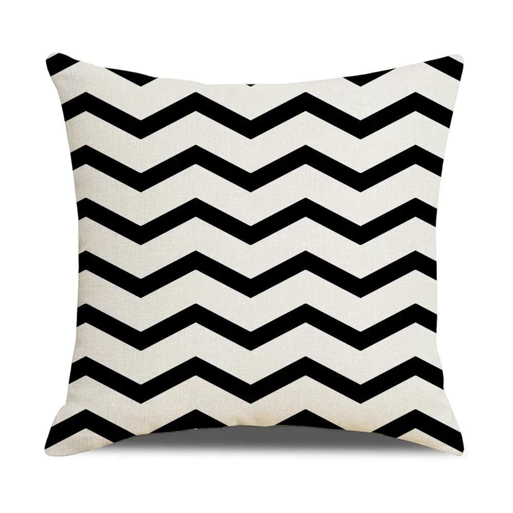 Nordic Geometric Throw Pillow Cover With Short Plush Print Living Room Sofa Decoration Cushion Cover Pillow Covers Decorative