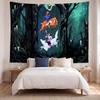 Prinzessin Mononoke (14) Künstlerisches Wandbehang-Gobelin für Haus Schlafzimmer Wohnzimmer Dekor Tolle Geschenkidee