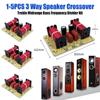 3 Way Speaker Crossover Circuit Treble Midrange Bass Module Frequency Divider Home Loudspeaker Filter Refit Accessory
