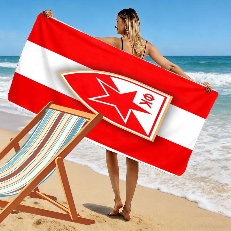 CZ-Print Strandtuch, Großes Weiches Schnelltrocknendes Handtuch für Strand Camping Schwimmen