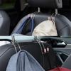2 Pack Seat Back Organizers Bling Diamond Universal Car Headrest  Bag Hangers Strong Durable Auto Backseat Storage Hooks