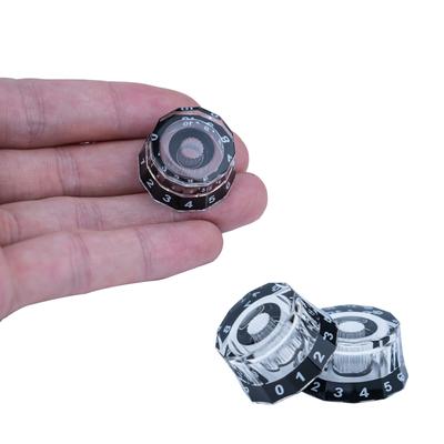 Set von 4 stücke Zwölfeck Elektrische Gitarre Knöpfe Gitarre Volumen Knopf EPI Elektrische Gitarre Bass Knopf