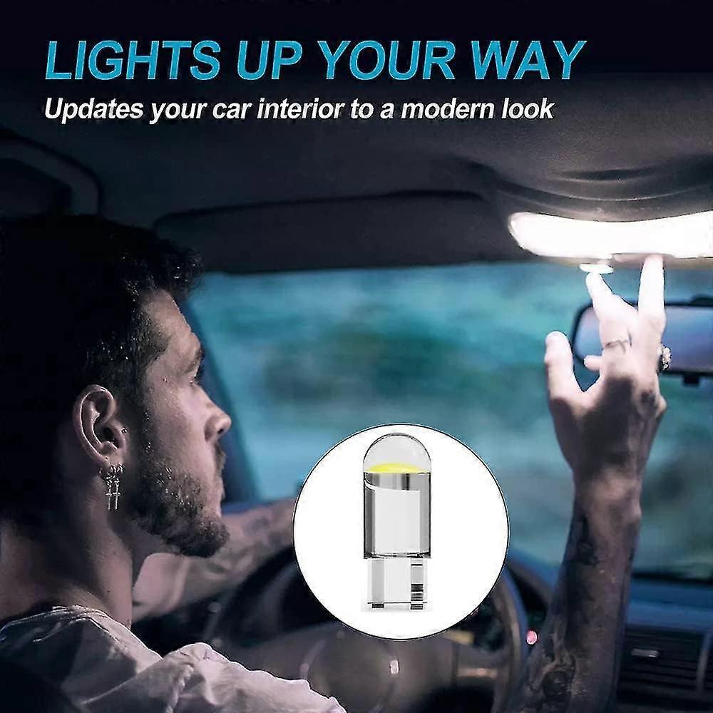 15 Pcs T10 Led Side Light Bulb White W5w 501 168 194 Led Bulbs Number Plate Light For Car Bulbs Cool White 6000k - DD