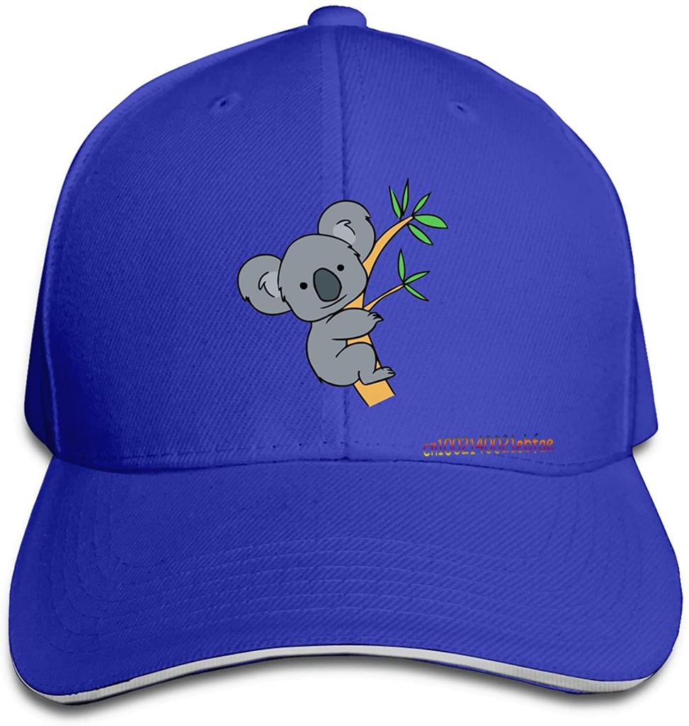 Koala Bear Baseball Hat Sandwich Cap Sun Hats Vintage Unisex Adjustable of Washable Trucker Caps