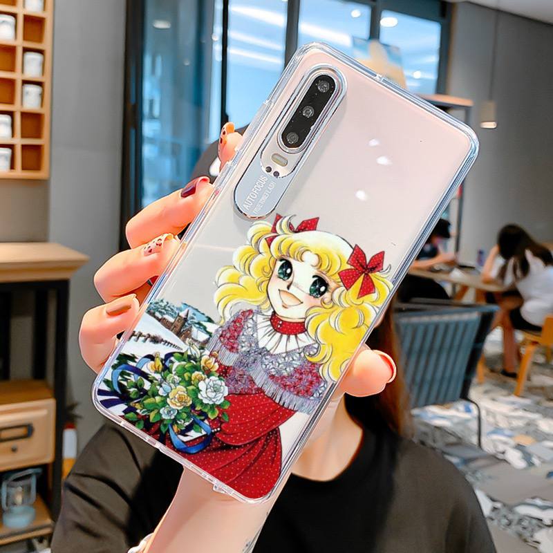 Manga Candy Phone Case for Huawei Honor 8X 10 20 lite 10i 20i 50 60 70 P30 P50 Pro Y5 Y6 Y9 prime Mate 50 Cover
