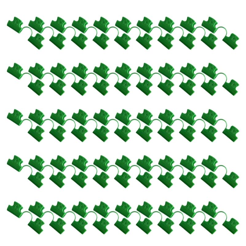 50Pcs Greenhouse Clamp Nonslip Plant Film Garden Hoop Clips Replacement For Securing Film Shade Net Plant Tunnel