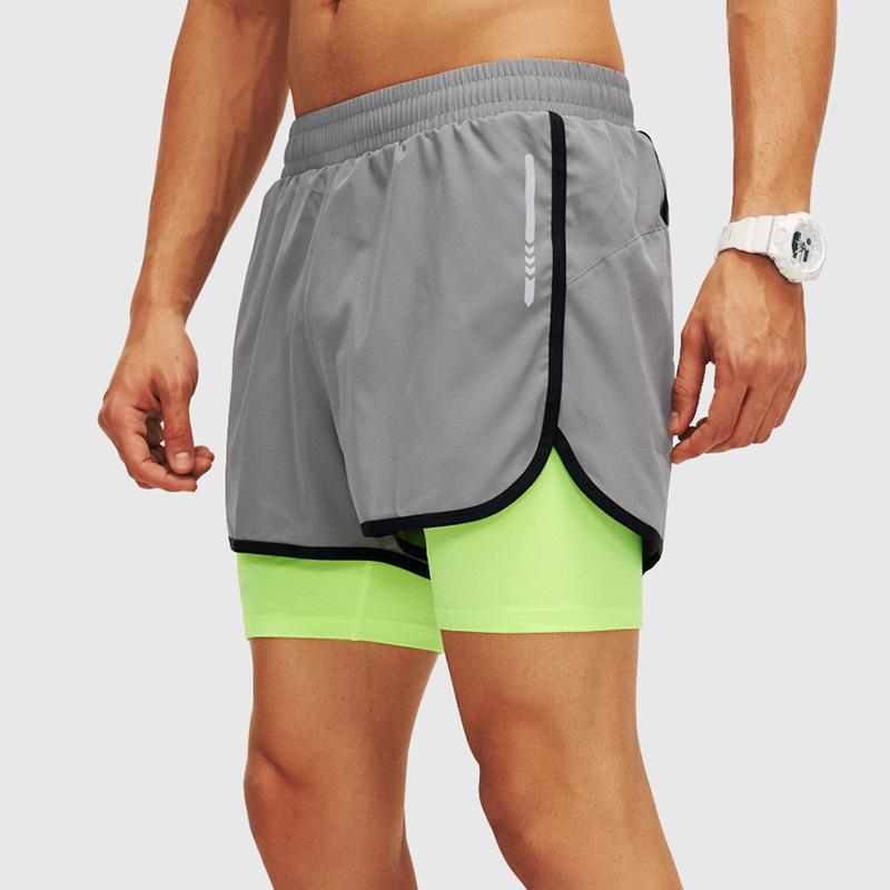 Men's Quick-Dry 2-in-1 Anti-Embarrassment Sports Shorts