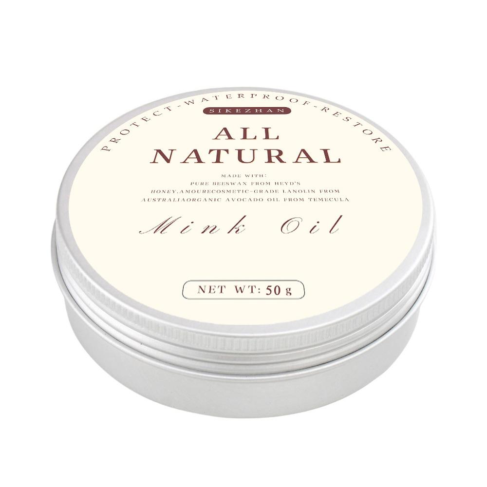 Mink Oil Cream Car Leather Seat Maintenance Oil Clean Cream Interior Polishing Stain Removal Refurbished Leather Sofa Cleaning