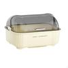 Dish Drying Rack Dryer Tray Drainer Dustproof Nursing Bottle Holder Dishes Organizer with Lid
