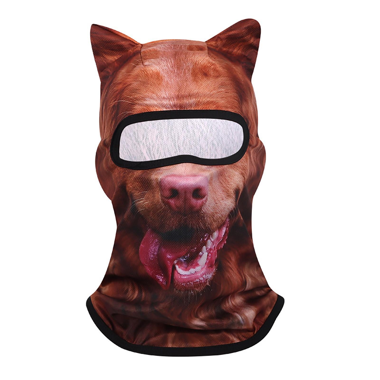 

Спорт на відкритому повітрі Чоловічий жіночий тюрбан 3D Тварини Велосипедна трубка Бандана Маска для обличчя One Size
