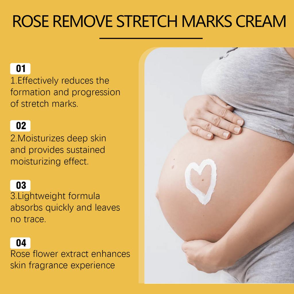 Ouhoe Pregnancy Care Rose Cream For Moisturizing And Firming Skin Reducing Stretch Marks