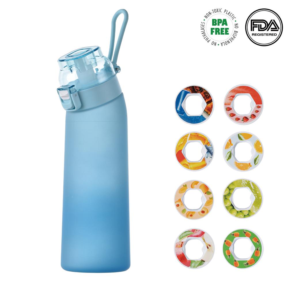 Sports Air Water Bottle BPA Free 700ml with 7 Flavor Pods %0 Sugar Water Cup