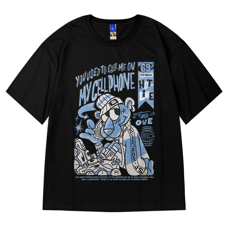 Zazomde Punk T Shirt Streetwear Hip Hop Vintage Retro Graphic Print Gothic Tshirt Harajuku Casual Cotton Short Sleeve Tshirt