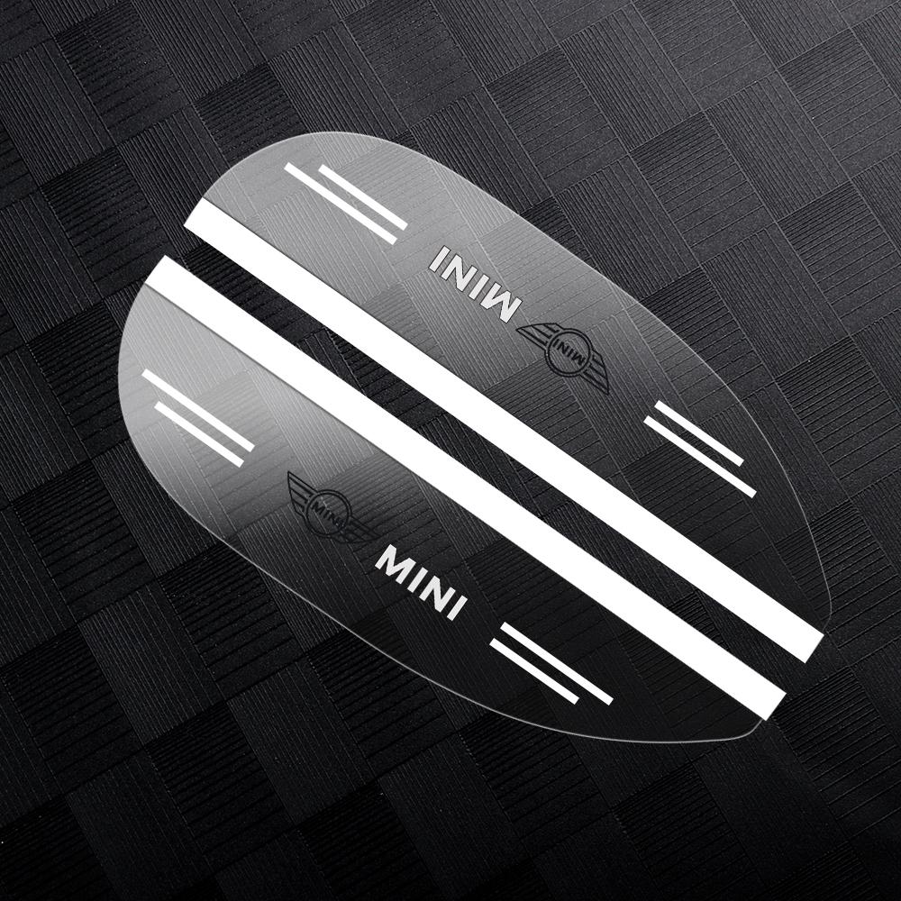

2Pcs Car Logo Rearview Mirror Rain Shield Protector Cover Sticker For MINI Cooper JCW WORKS R55 R56 F55 F56 R57 R58 R59 R60 R50
